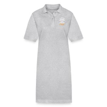 Gym funny saying bodybuilding sport - Stanley/Stella PAIGER Organic Women’s Polo Dress - black - Front