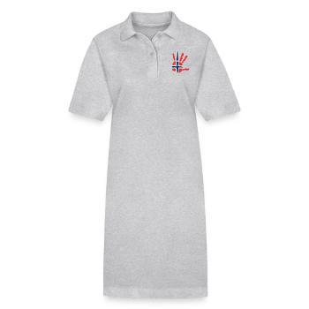 Norwegen - Stanley/Stella Frauen Bio-Polokleid PAIGER - Schwarz - Vorne