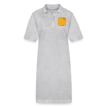 Fromage - Robe polo bio PAIGER Stanley/Stella Femme - noir - Devant