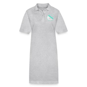 Boulderer bouldern Berge Felsen - Stanley/Stella Frauen Bio-Polokleid PAIGER - Schwarz - Vorne