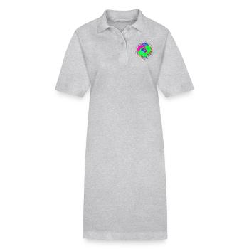 Color Splash 2 - Stanley/Stella Frauen Bio-Polokleid PAIGER - Schwarz - Vorne