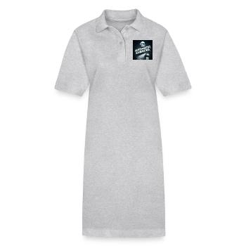 Automaattinen Tienaaminen - Gain automatique - Robe polo bio PAIGER Stanley/Stella Femme - noir - Devant