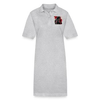 Werwolf - Stanley/Stella Frauen Bio-Polokleid PAIGER - Schwarz - Vorne