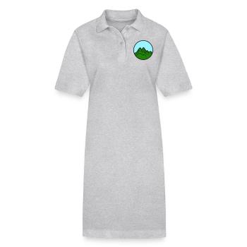 Mountains 2 - Stanley/Stella PAIGER Organic Women’s Polo Dress - black - Front