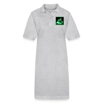 3D Drucker - Schmelzerfreunde - Stanley/Stella Frauen Bio-Polokleid PAIGER - Schwarz - Vorne