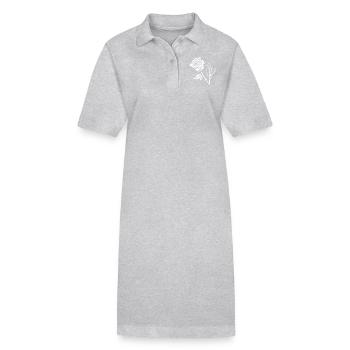 Blühende Skeletthand - Stanley/Stella Frauen Bio-Polokleid PAIGER - Schwarz - Vorne