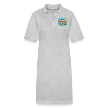 Schmetterling - Stanley/Stella Frauen Bio-Polokleid PAIGER - Schwarz - Vorne