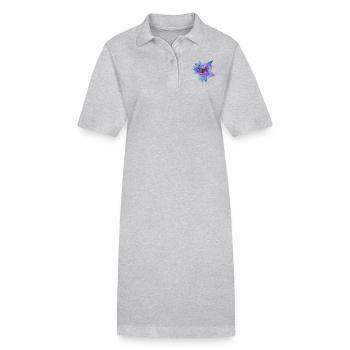 Fractal Pulse - Stanley/Stella Frauen Bio-Polokleid PAIGER - Schwarz - Vorne