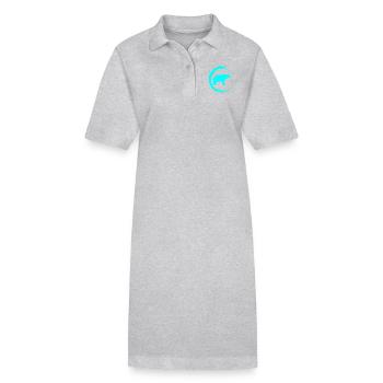 ours - Robe polo bio PAIGER Stanley/Stella Femme - noir - Devant