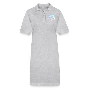 Dauphin Fille Plage Vacances Biologie Marine - Robe polo bio PAIGER Stanley/Stella Femme - noir - Devant