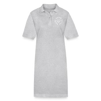 Logo - Entspannen - Stanley/Stella Frauen Bio-Polokleid PAIGER - Schwarz - Vorne