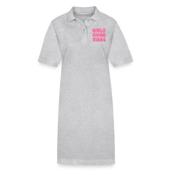 Positive Vibes – Good Energy - Stanley/Stella PAIGER Organic Women’s Polo Dress - black - Front