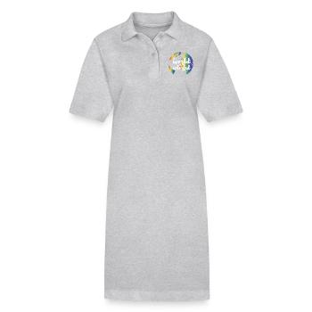LGBT Die Welt ist bunt - Stanley/Stella Frauen Bio-Polokleid PAIGER - Schwarz - Vorne