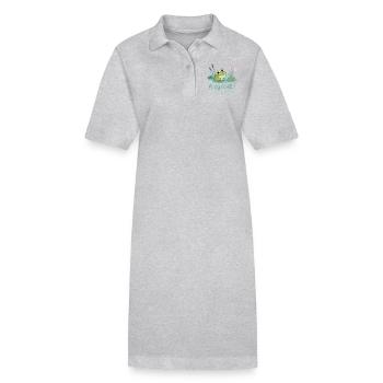 Frosch-Liebhaber - Stanley/Stella Frauen Bio-Polokleid PAIGER - Schwarz - Vorne