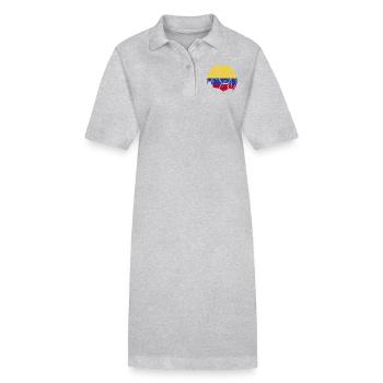 Colombia Soccer Ball Fußball - Stanley/Stella Frauen Bio-Polokleid PAIGER - Schwarz - Vorne