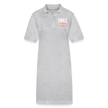 Single Need Hug - Stanley/Stella PAIGER Organic Women’s Polo Dress - black - Front