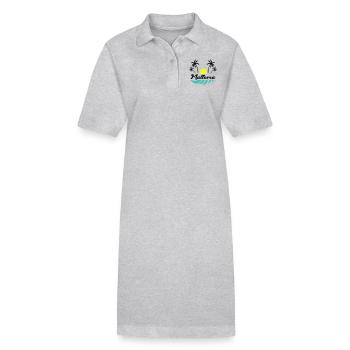 mallorca - Stanley/Stella Frauen Bio-Polokleid PAIGER - Schwarz - Vorne