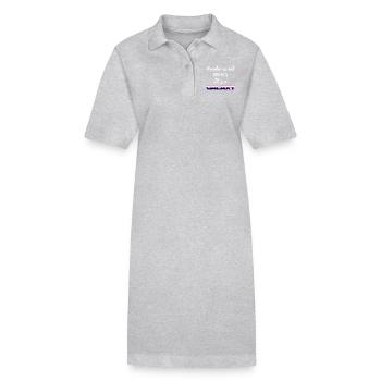 Le genre n'est pas binaire. C'est une galaxie! - Fluide de genre - Robe polo bio PAIGER Stanley/Stella Femme - noir - Devant