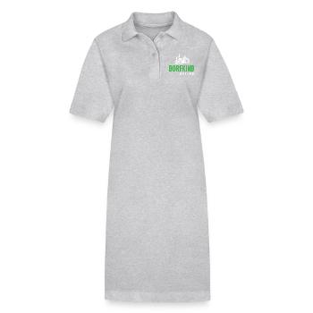 Dorfkind und stolz drauf lustige Sprüche - Stanley/Stella Frauen Bio-Polokleid PAIGER - Schwarz - Vorne
