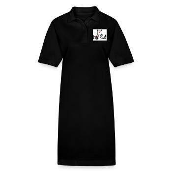 Kill shot - Stanley/Stella PAIGER Organic Women’s Polo Dress - black - Front