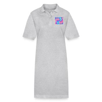 Atmen - Yoga - Meditieren - Stanley/Stella Frauen Bio-Polokleid PAIGER - Schwarz - Vorne