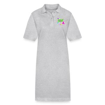 Stay Rad! Retro Vibes - Stanley/Stella Frauen Bio-Polokleid PAIGER - Schwarz - Vorne