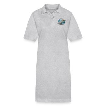 Vintage Stunt Crash Car - Stanley/Stella PAIGER Organic Women’s Polo Dress - black - Front