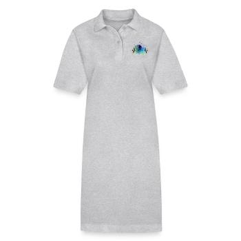 Bowling Sport Ball Love Love Hobby Bowling - Stanley/Stella PAIGER Organic Women’s Polo Dress - black - Front