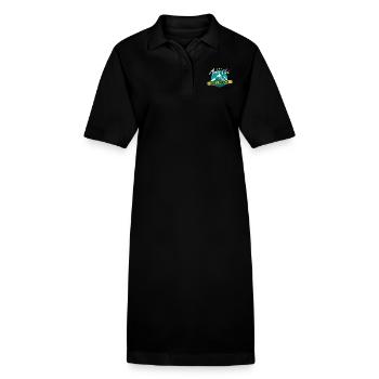 Après Ski Crew Adelboden - Geschenk - Stanley/Stella Frauen Bio-Polokleid PAIGER - Schwarz - Vorne