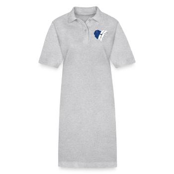 Ich Liebe Finnland - Finnische Liebe - Stanley/Stella Frauen Bio-Polokleid PAIGER - Schwarz - Vorne