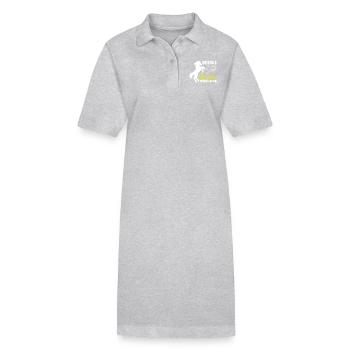 Horse Shirt • Reiten • Pony Geschenke - Stanley/Stella Frauen Bio-Polokleid PAIGER - Schwarz - Vorne