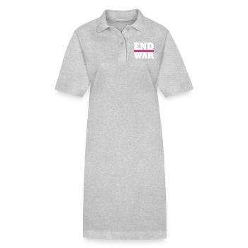 End war - Stanley/Stella Frauen Bio-Polokleid PAIGER - Schwarz - Vorne