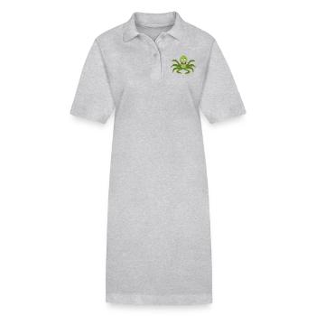 octopus - Stanley/Stella Frauen Bio-Polokleid PAIGER - Schwarz - Vorne