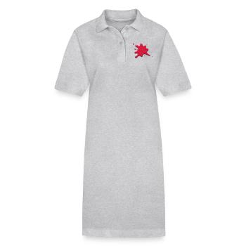 Blob blot blood - Stanley/Stella PAIGER Organic Women’s Polo Dress - black - Front