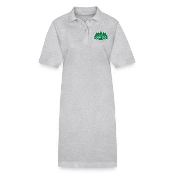 Im Wald - Stanley/Stella Frauen Bio-Polokleid PAIGER - Schwarz - Vorne