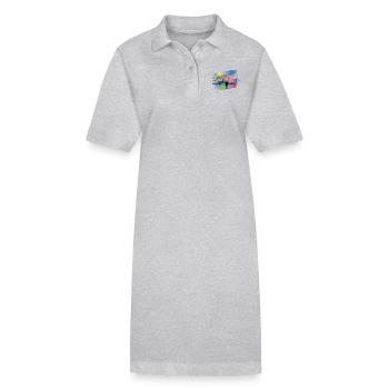 Randonneurs - Robe polo bio PAIGER Stanley/Stella Femme - noir - Devant