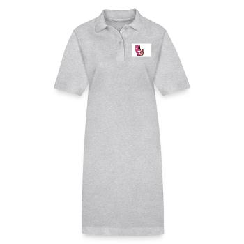 Monstres de nourriture - Robe polo bio PAIGER Stanley/Stella Femme - noir - Devant