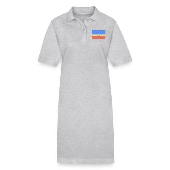 Kopf des Mannes - Stanley/Stella Frauen Bio-Polokleid PAIGER - Schwarz - Vorne