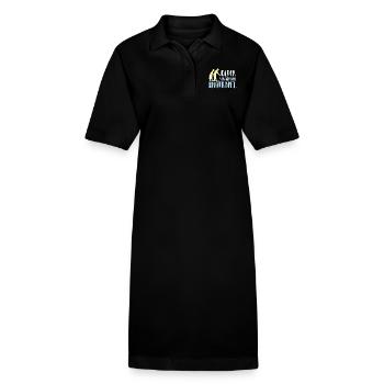 Older than the internet - Stanley/Stella PAIGER Organic Women’s Polo Dress - black - Front