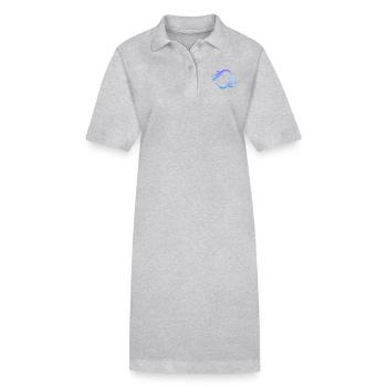 Lézards Bleus - Robe polo bio PAIGER Stanley/Stella Femme - noir - Devant