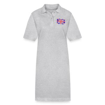 Grossbritannien Zielscheibe Dart WM - Stanley/Stella Frauen Bio-Polokleid PAIGER - Schwarz - Vorne