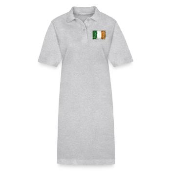 Irlande - Robe polo bio PAIGER Stanley/Stella Femme - noir - Devant