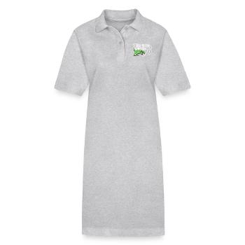 T Rex Hates Burpees - Stanley/Stella Frauen Bio-Polokleid PAIGER - Schwarz - Vorne