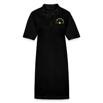 speedometer speedometer empty refuel refuel pointe - Stanley/Stella PAIGER Organic Women’s Polo Dress - black - Front