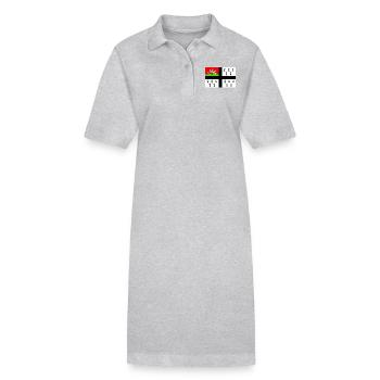 Drapeau de Nantes - Robe polo bio PAIGER Stanley/Stella Femme - noir - Devant