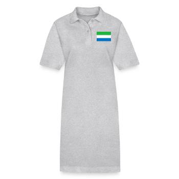 Sierra Leone - Stanley/Stella PAIGER Organic Women’s Polo Dress - black - Front