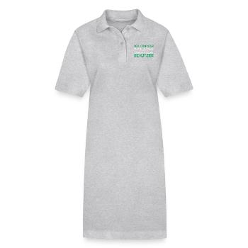 Der Computer rechnet mit allem - Stanley/Stella Frauen Bio-Polokleid PAIGER - Schwarz - Vorne