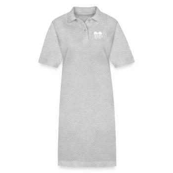 Jellyfish the transparent rulers of the sea - Stanley/Stella PAIGER Organic Women’s Polo Dress - black - Front