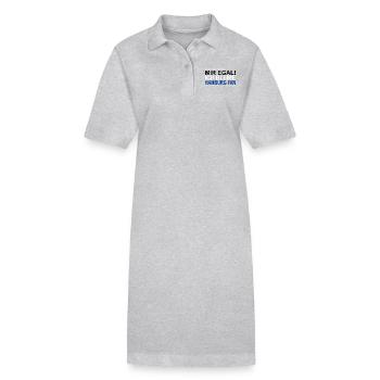 Design gequälter Hamburg Fan... - Stanley/Stella Frauen Bio-Polokleid PAIGER - Schwarz - Vorne