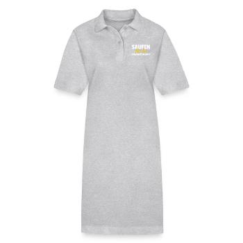 Boire pour l’agriculture Chemise idée cadeau - Robe polo bio PAIGER Stanley/Stella Femme - noir - Devant